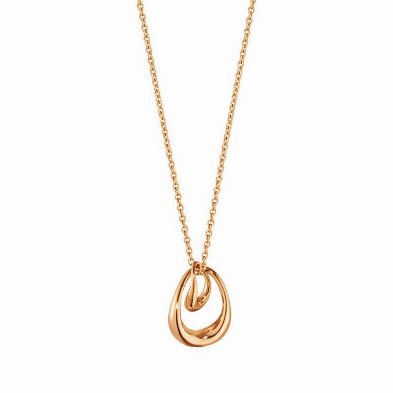 Georg Jensen Offspring 18ct Rose Gold Necklace
