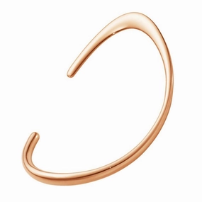Georg Jensen Offspring 18ct Rose Gold Open Bangle D