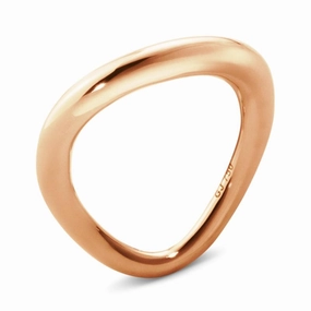 Georg Jensen Offspring 18ct Rose Gold Ring