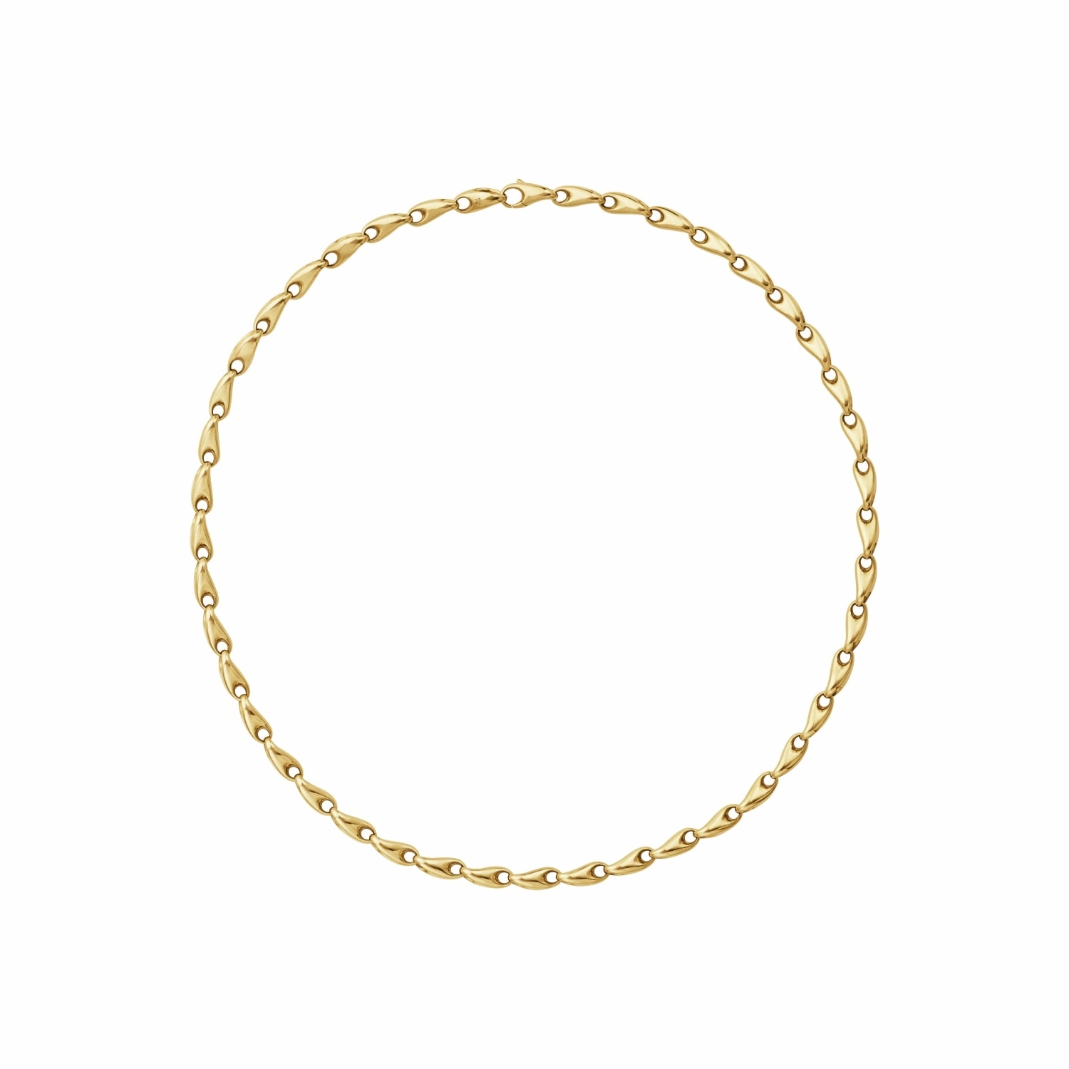 Georg Jensen Reflect 18ct Yellow Gold Slim Necklace
