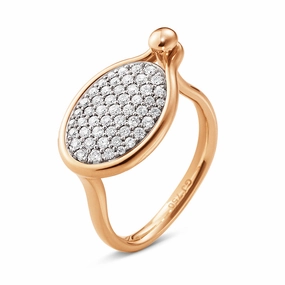 Georg Jensen Savannah 18ct Rose Gold Diamond Ring