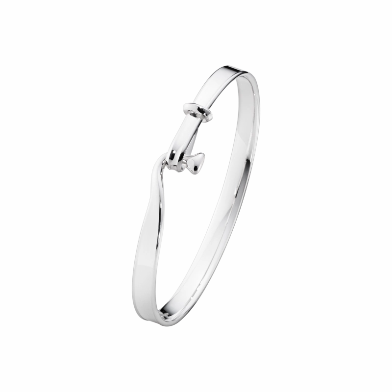 Georg Jensen Torun Sterling Silver 18ct Yellow Gold Bangle Set