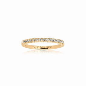 Gold Plated Ellera Ring SJ-R2869-CZ-YG