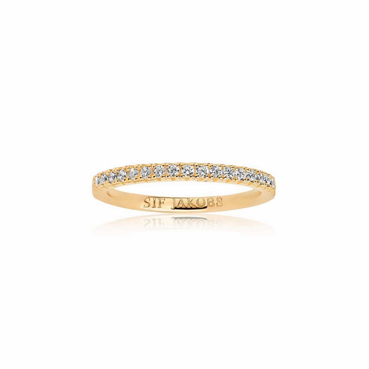 Gold Plated Ellera Ring SJ-R2869-CZ-YG