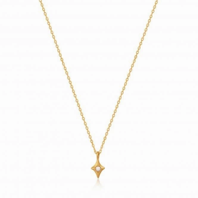Gold Star Kyoto Opal Pendant Necklace N034-01G