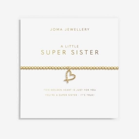 Golden Glow A Little Super Sister Gold 17.5cm Bracelet 5948