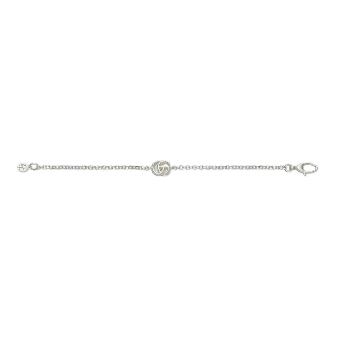 Gucci GG Marmont Sterling Silver Logo Bracelet