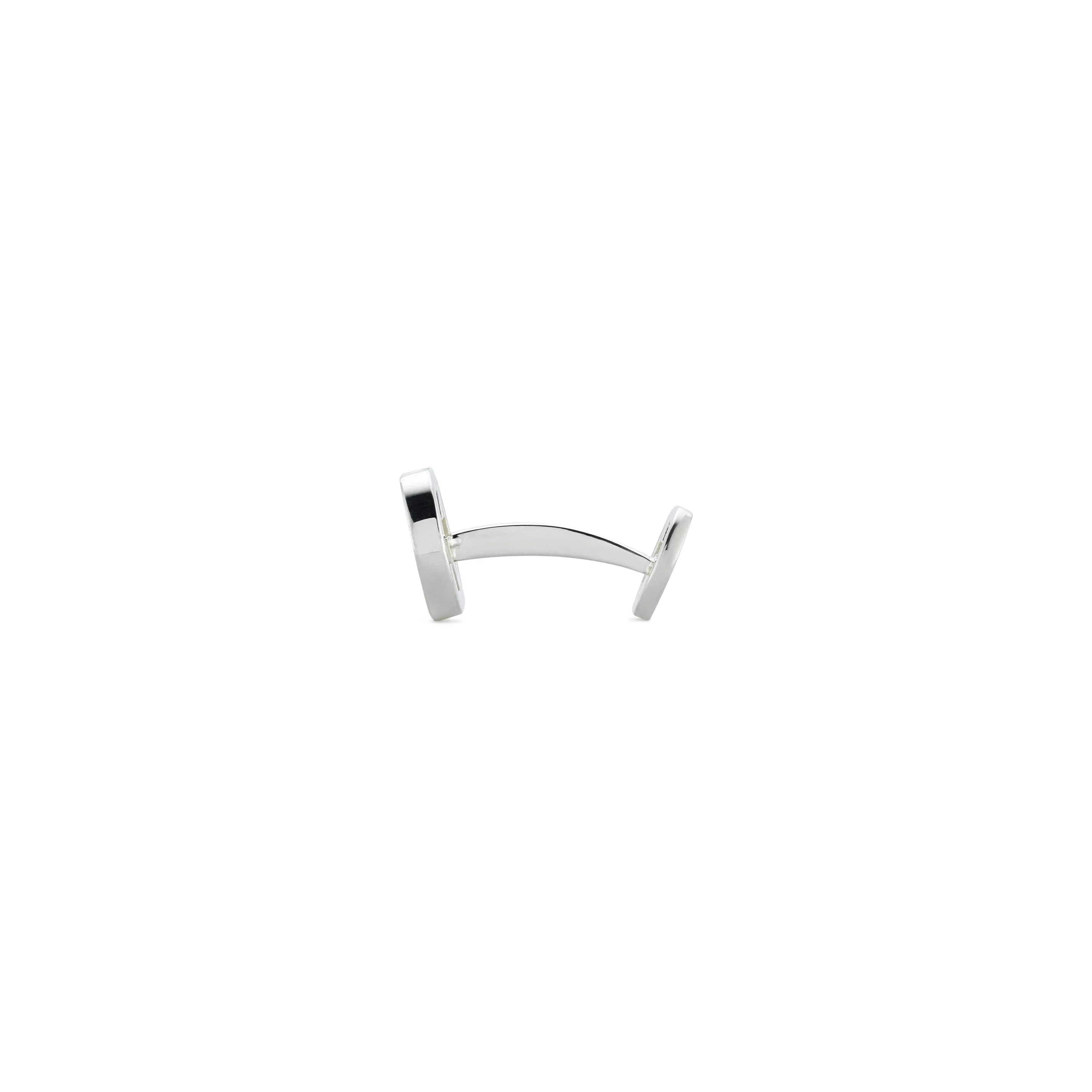 Gucci Interlocking G Sterling Silver Cufflinks
