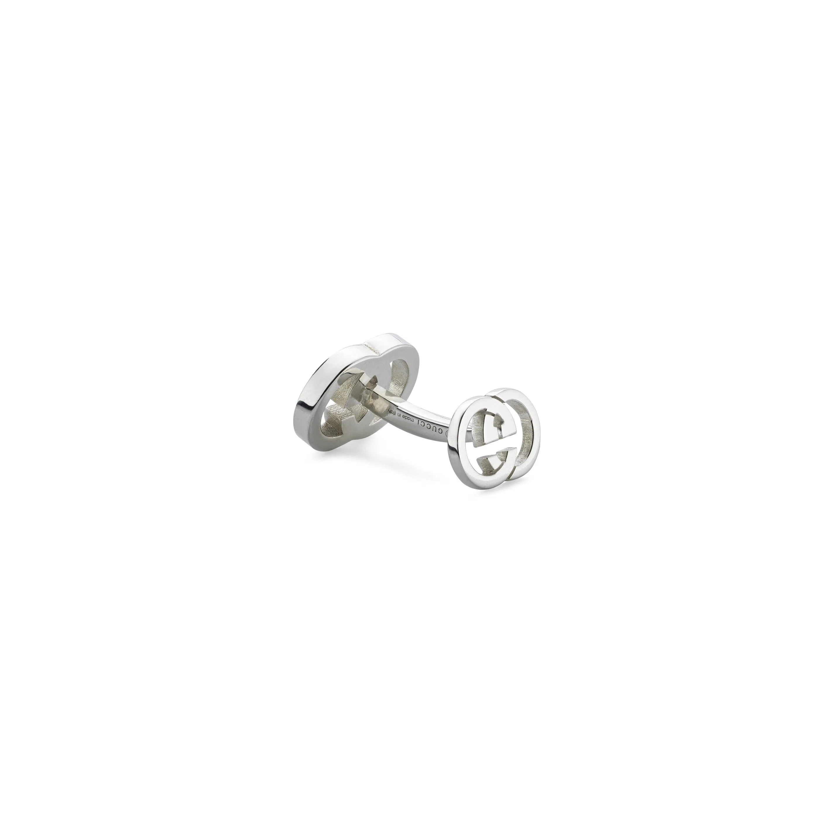 Gucci Interlocking G Sterling Silver Cufflinks