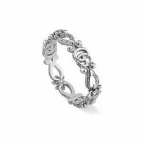 Gucci Flora 18ct White Gold Diamond Ring D