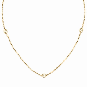 Gucci Interlocking Motif 18ct Yellow Gold Necklace