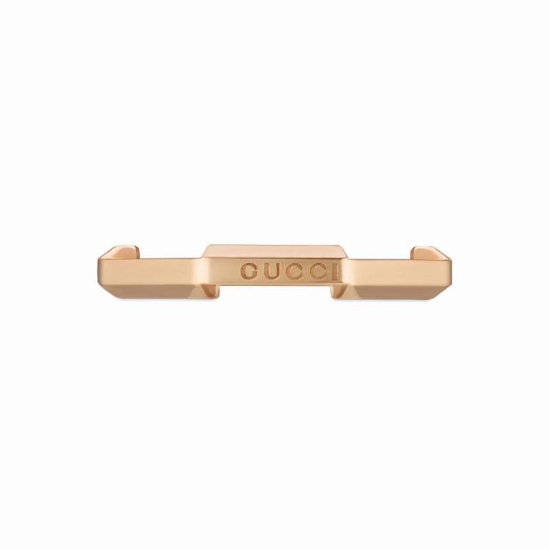 Gucci Link to Love 18ct Rose Gold 3mm Ring