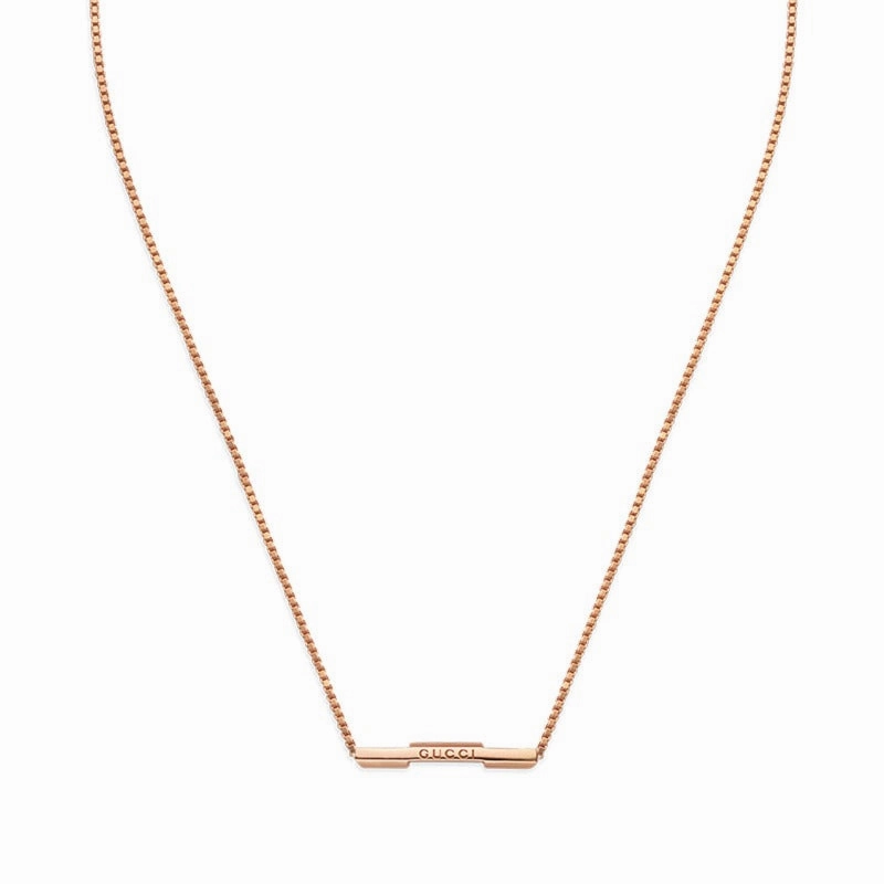 Gucci Link to Love 18ct Rose Gold Necklace