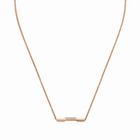 Gucci Link to Love 18ct Rose Gold Necklace