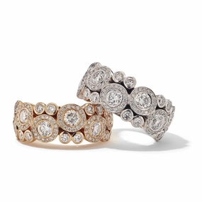 Hans D. Kreiger Ring Rose And White Gold