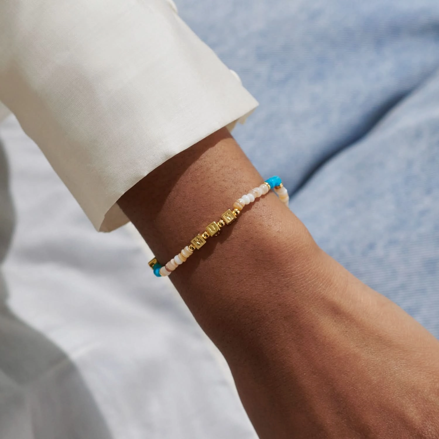 Happy Little Moments Boy Mum Gold Plated Bracelet 8261
