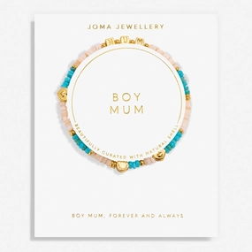 Happy Little Moments Boy Mum Gold Plated Bracelet 8261