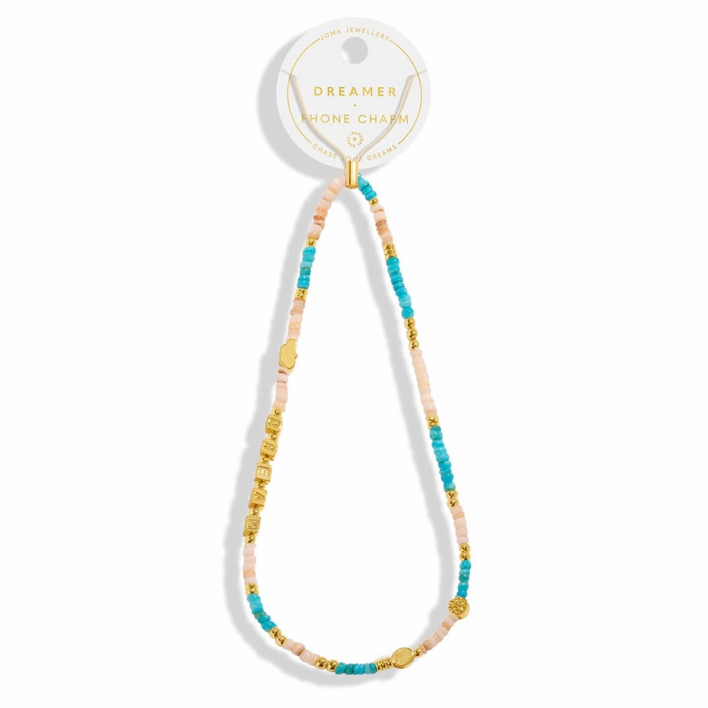 Happy Little Moments Dream Gold Plated Phone Charm 8268