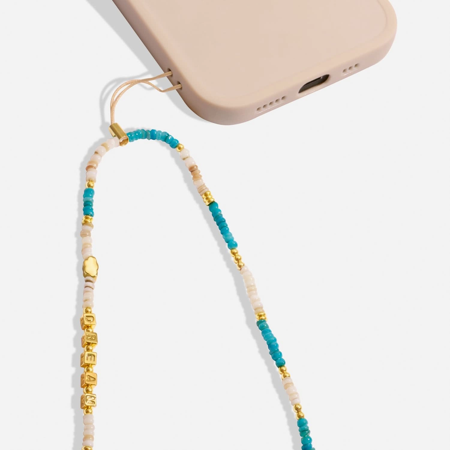 Happy Little Moments Dream Gold Plated Phone Charm 8268