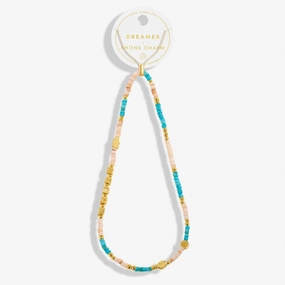 Happy Little Moments Dream Gold Plated Phone Charm 8268