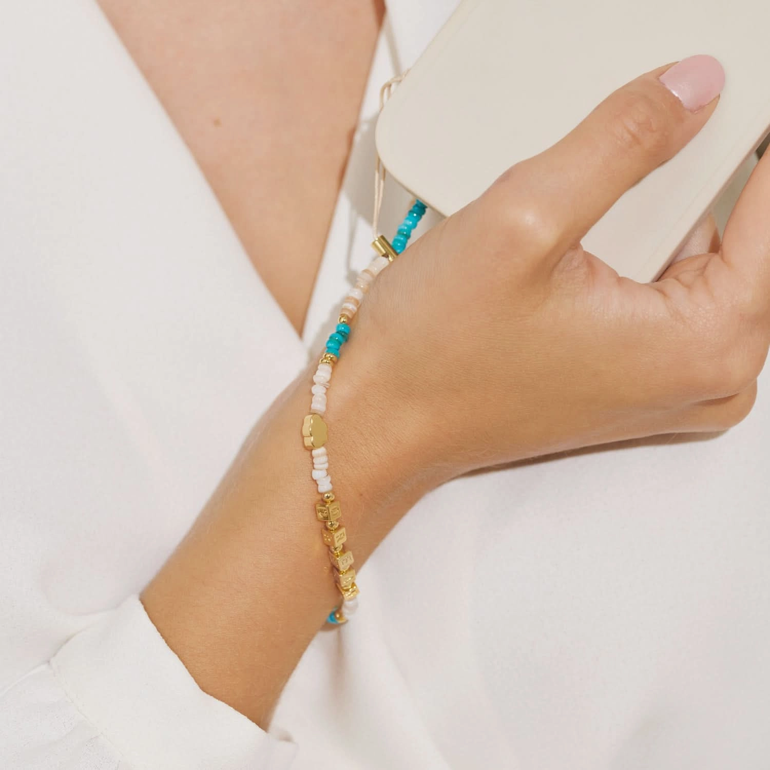 Happy Little Moments Dream Gold Plated Phone Charm 8268