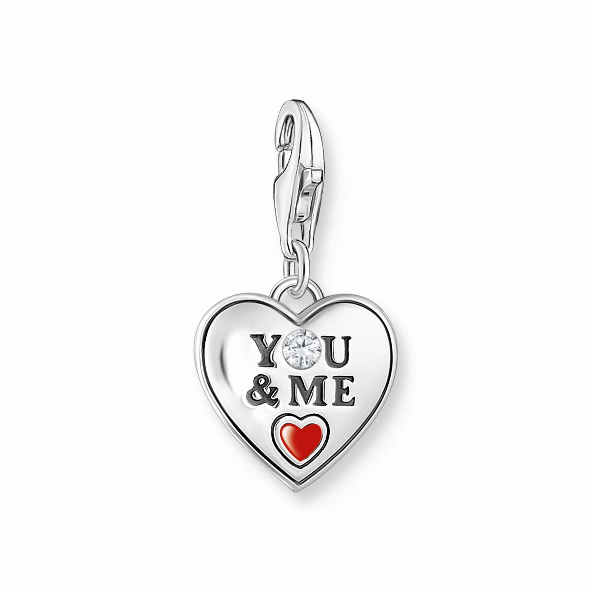 Heart charm YOU & ME