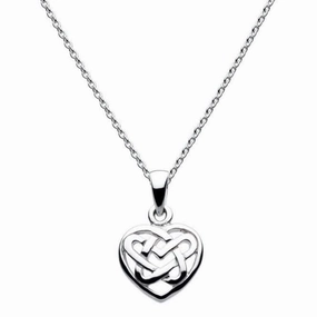 Heritage Bridie Celtic Pendant Knotwork Heart 9226HP