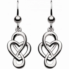 Heritage Cara Celtic Looped Heart Earrings 6207HP