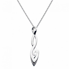 Heritage Mairi Celtic Organic Twist Pendant 9232SB