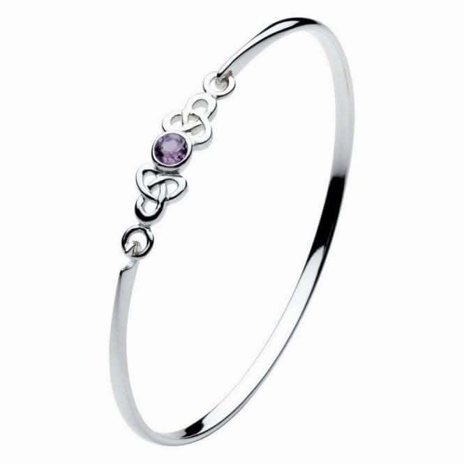 Heritage Set Kalin Celtic Trilogen Round Stone Bangle 7204AM