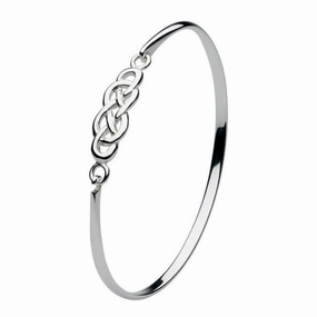 Heritage Set Moire Celtic Figure of Eight Bangle 72029HP