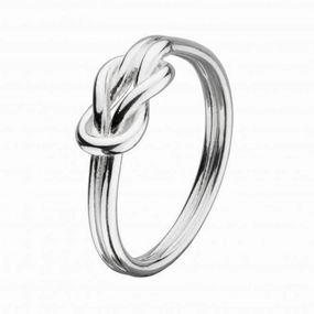 Heritage Sterling Silver Open Reef Knot Ring 22004HP