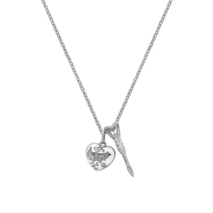 Hot Diamonds Cupid Sterling Silver Necklace D