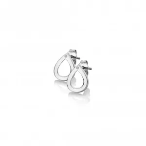 Hot Diamonds Diamond Amulet Sterling Silver Teardrop Earrings