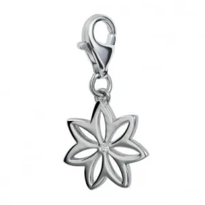 Hot Diamonds Flora Sterling Silver Charm
