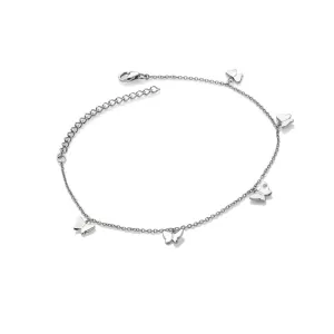 Hot Diamonds Flutter Sterling Silver Butterfly Bracelet D