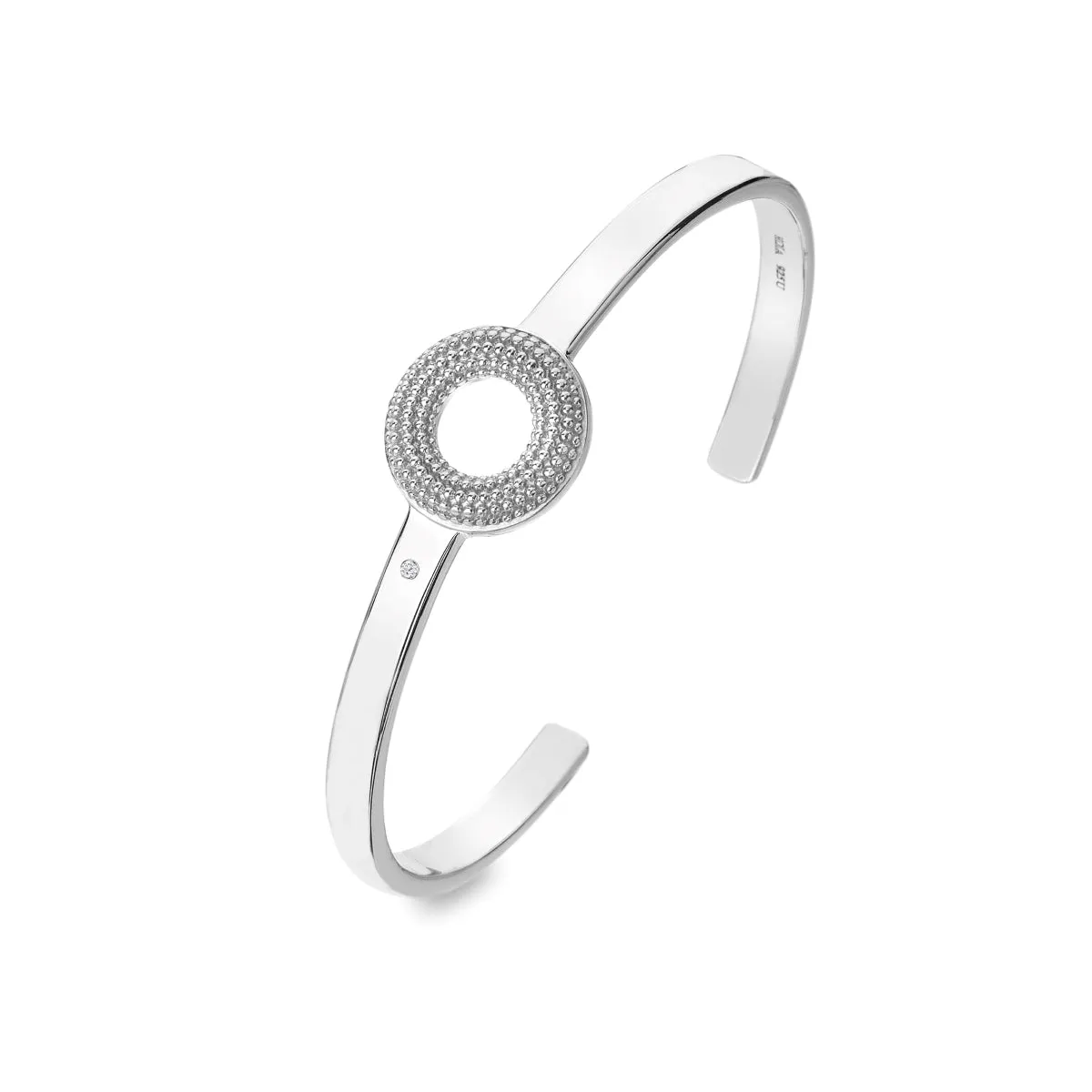 Hot Diamonds Forever Sterling Silver Bangle D