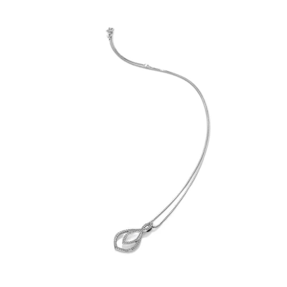 Hot Diamonds Harmony Sterling Silver White Topaz Pendant D