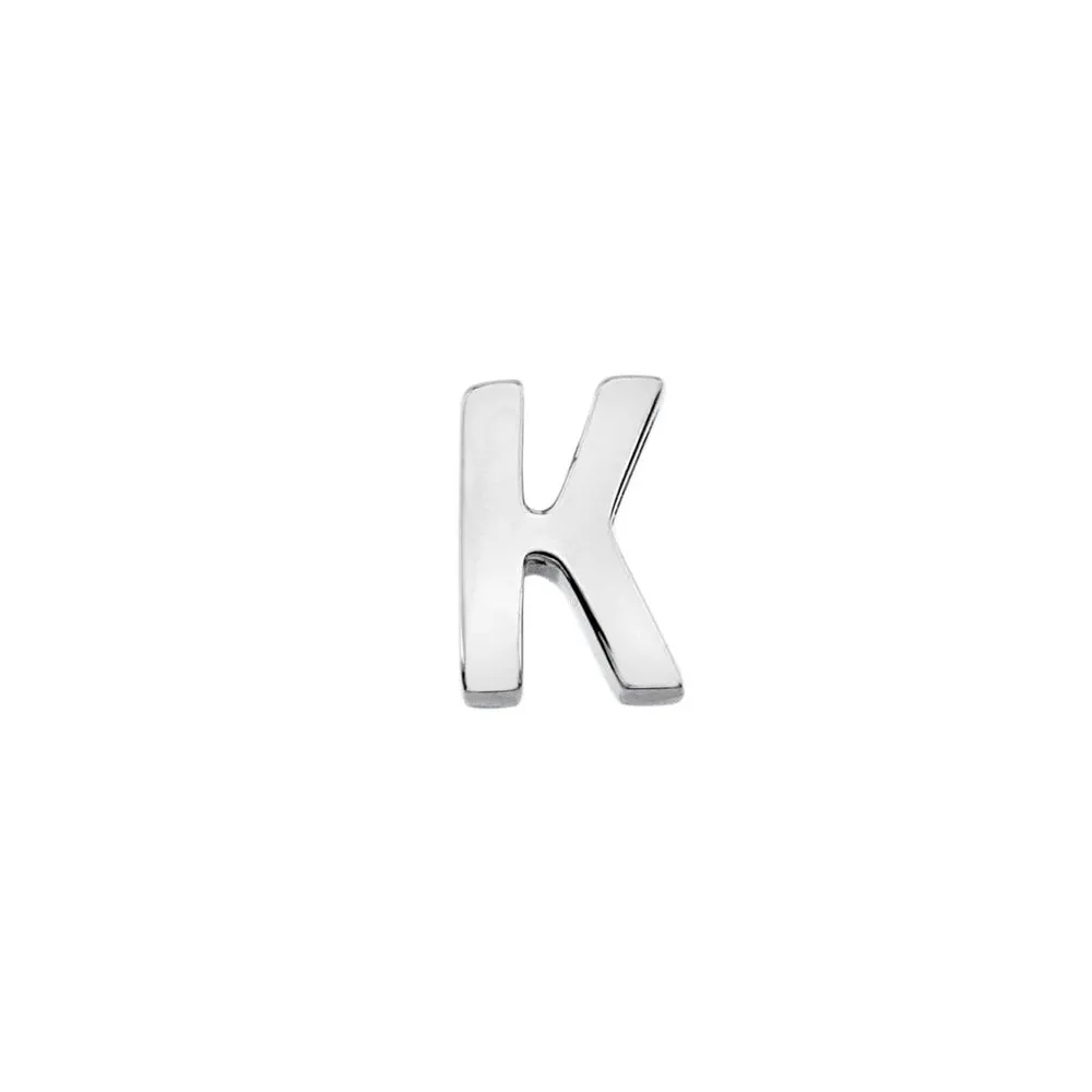 Hot Diamonds Icon Storyteller Sterling Silver Letter K Pendant Charm