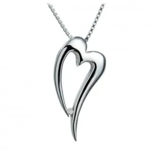 Hot Diamonds Just Add Love Sterling Silver Lingering Necklace