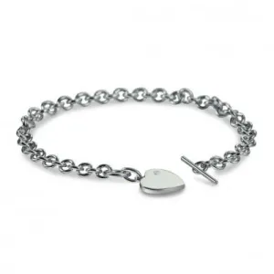 Hot Diamonds Just Add Love Sterling Silver Lovelocked Bracelet