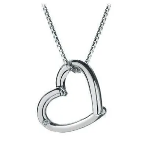 Hot Diamonds Just Add Love Sterling Silver Necklace