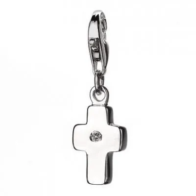 Hot Diamonds Keeping the Faith Sterling Silver Charm