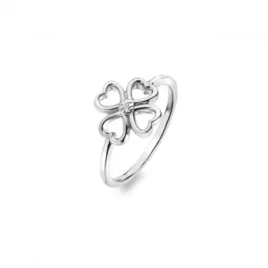 Hot Diamonds Lucky In Love Sterling Silver Ring
