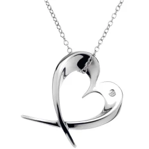 Hot Diamonds Necklaces Entwine Large Heart