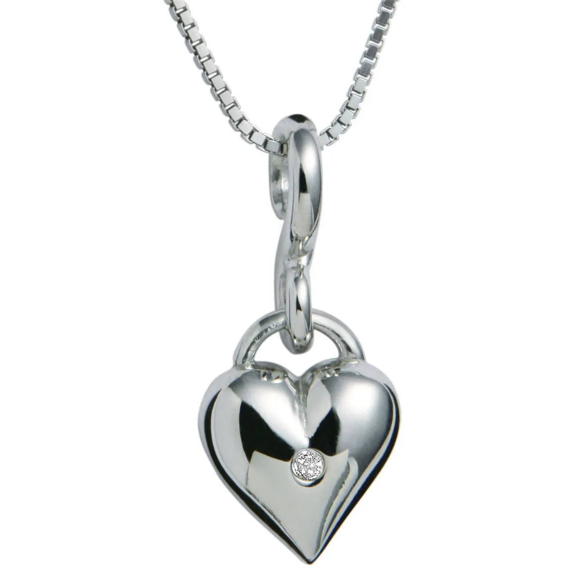 Hot Diamonds Necklaces Lovestruck Silver