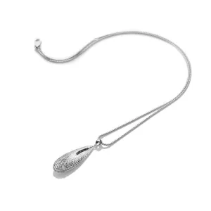 Hot Diamonds Quest Sterling Silver Filigree Teardrop Pendant