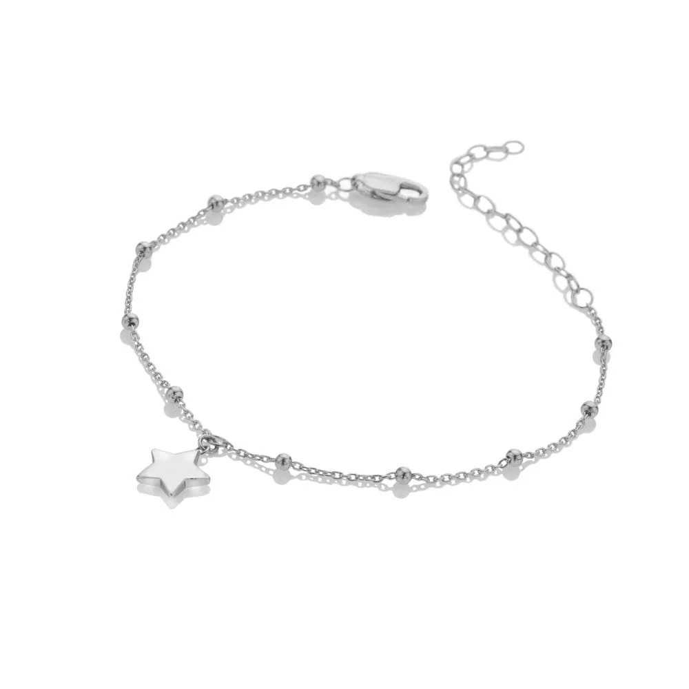 Hot Diamonds Silver Whisper Sterling Silver Be You Bracelet