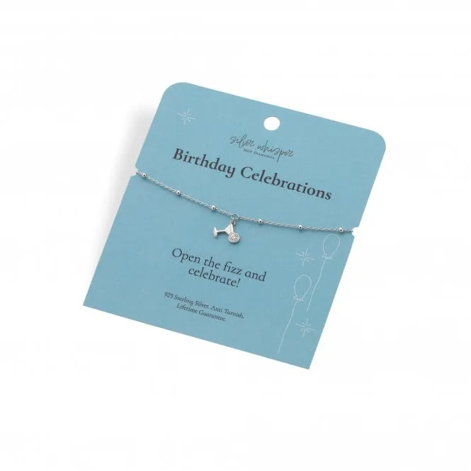 Hot Diamonds Silver Whisper Sterling Silver Celebrations Bracelet
