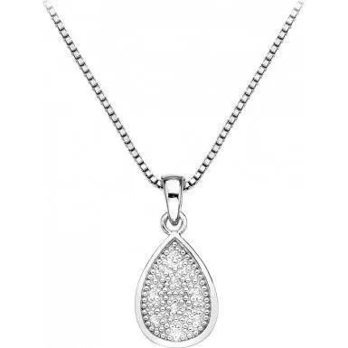 Hot Diamonds Stargazer Sterling Silver Teardrop Necklace